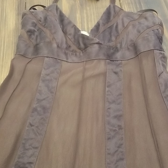 BCBG Maxazria Brown Silk Halter Dress Size 4 - Picture 2 of 5